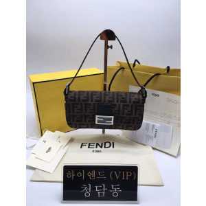 펜디 패브릭 바게트 백