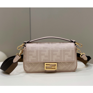 펜디 패브릭 바게트 백