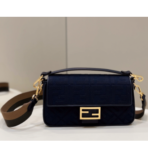 펜디 패브릭 바게트 백 