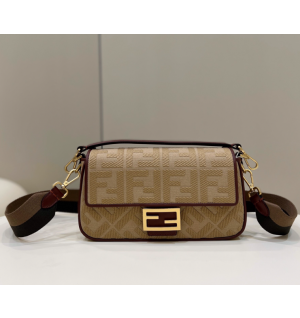 펜디 패브릭 바게트 백 