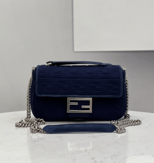 펜디 패브릭 바게트 체인백 