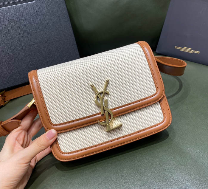 생로랑 솔페리노 캔버스 사첼백 스몰 634306 (하이엔드급)