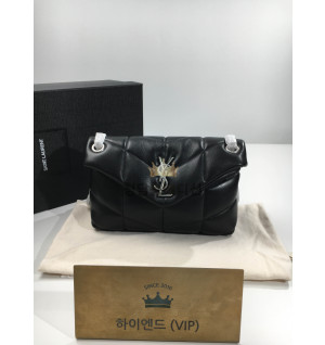 생로랑 루루 푸퍼백 스몰 (체인컬러 은장) (하이엔드급)