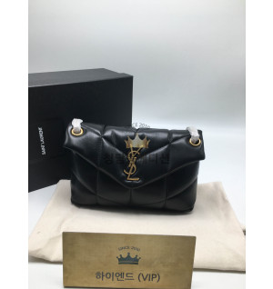 생로랑 루루 푸퍼백 스몰 (체인컬러 금장) (하이엔드급)