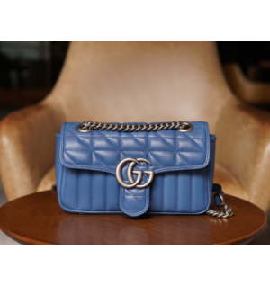 구찌 마몬트 마틀라세 미니 숄더백 446744 / 22CM