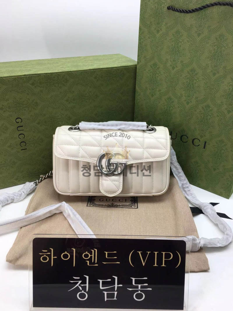 구찌 마몬트 마틀라세 미니 숄더백 446744 / 22CM