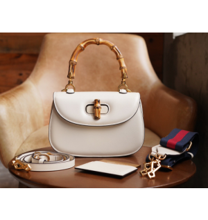 구찌 뱀부 스몰 탑핸들백 675797