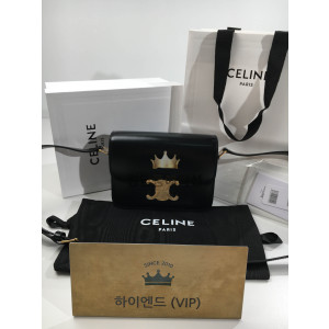 셀린느 트리오페 숄더백 샤이니 카프스킨 틴 / 미디움 (하이엔드급)