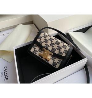 셀린느 트리오페 캔버스 숄더백 틴 (하이엔드급)