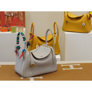 에르메스 린디26 금장 올수공 (컬러 Gris Perle)