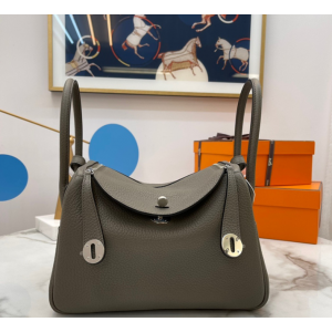 에르메스 린디26 은장 올수공 (컬러 그리스 아스팔트)