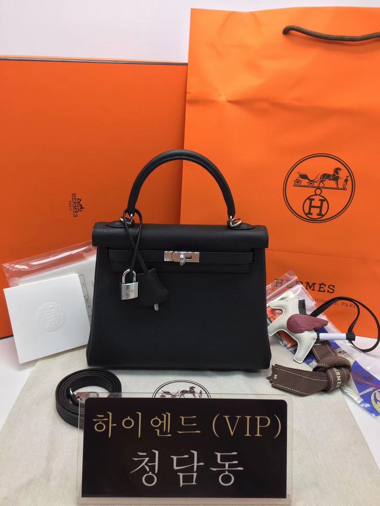 에르메스 켈리25 TOGO 백 올수공 (가죽 토고)