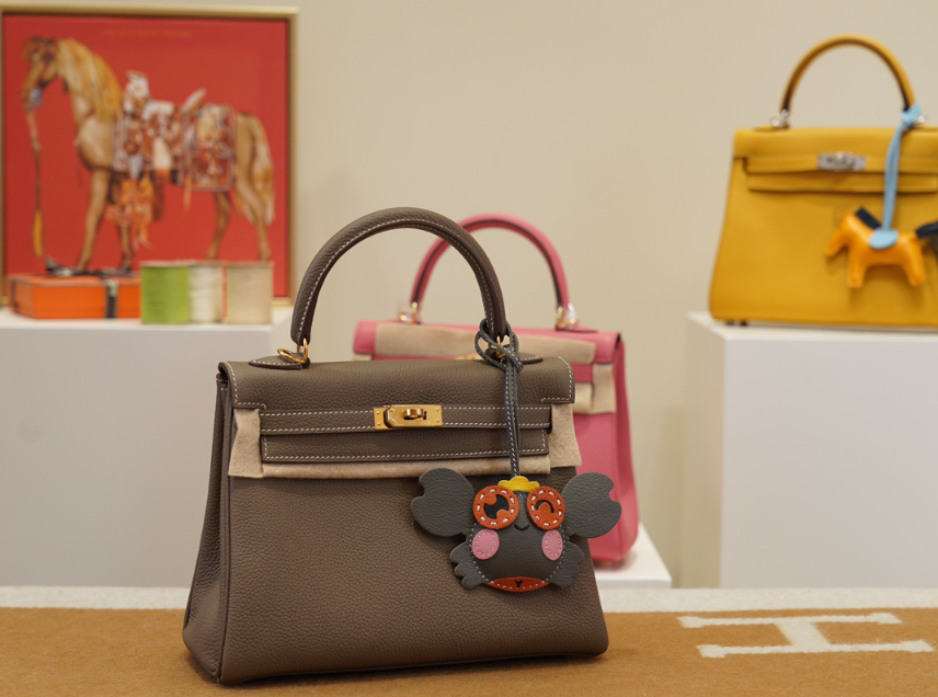 에르메스 켈리25 TOGO 백 올수공 (가죽 토고)