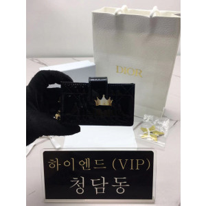 디올 까나쥬 페이던트 아코디언 카드지갑