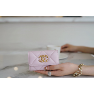 샤넬 19 카드지갑