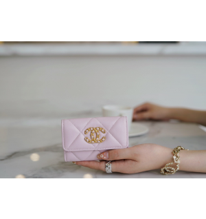 샤넬 19 카드지갑