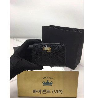 샤넬 클래식 캐비어 지퍼 카드지갑 금장