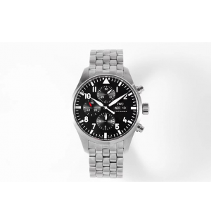 IWC 파일럿 크로노 블랙