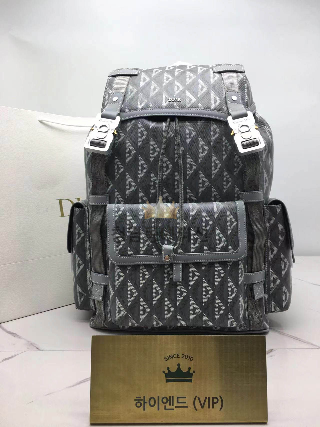 디올 다이아몬드 CD 백팩