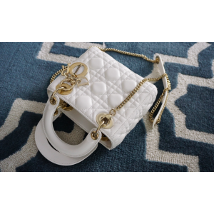 디올 레이디백 미니 (램스킨)