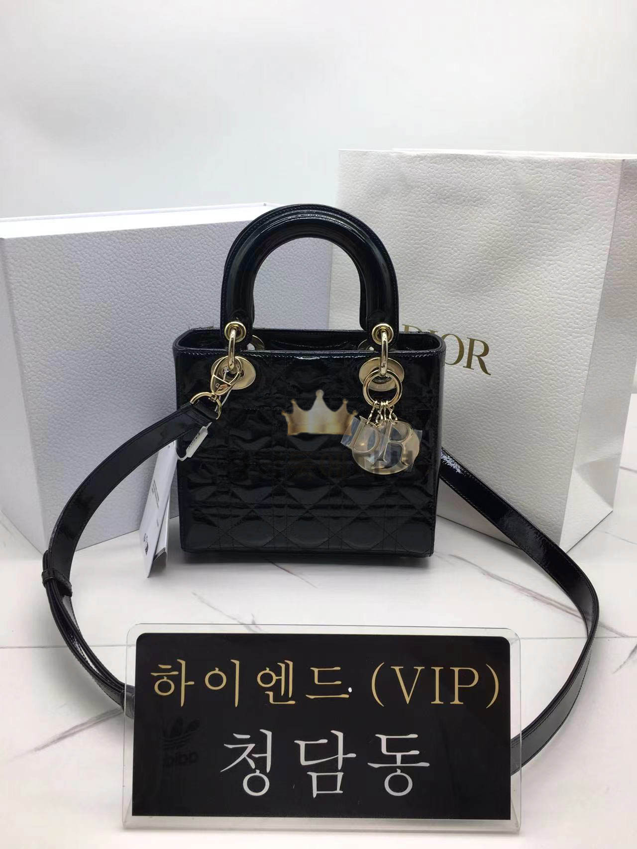 디올 레이디백 스몰 (페이던트) (금장/은장) (upgrade ver.)