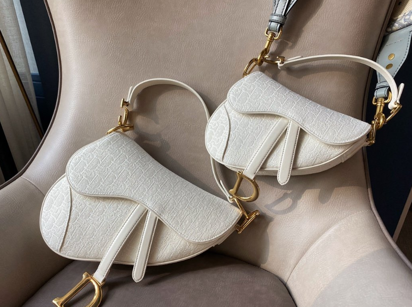 디올 오블리크 새들백 미니 / 미디움