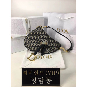 디올 오블리크 새들백 미니 / 미디움