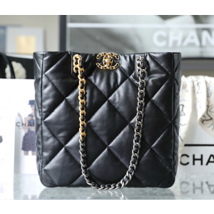 샤넬 19쇼핑백 AS3519