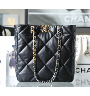 샤넬 19쇼핑백 AS3519