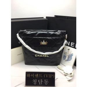 샤넬 22백 스몰 (upgrade ver.) (화이트 로고)