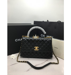 샤넬 코코핸들 미디움 빈티지골드