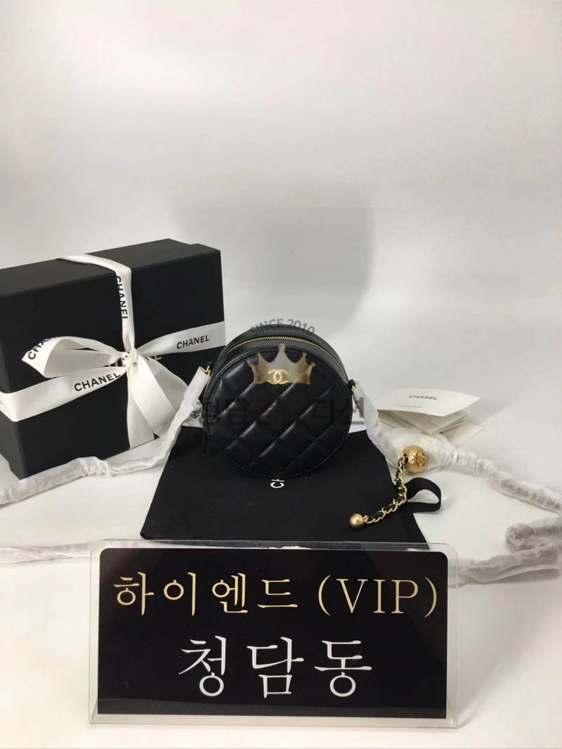 샤넬 클래식 골드볼 체인 라운드백 AP1449