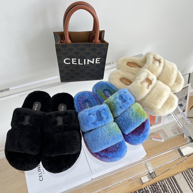 셀린느 시어링 샌들 (3COLOR)