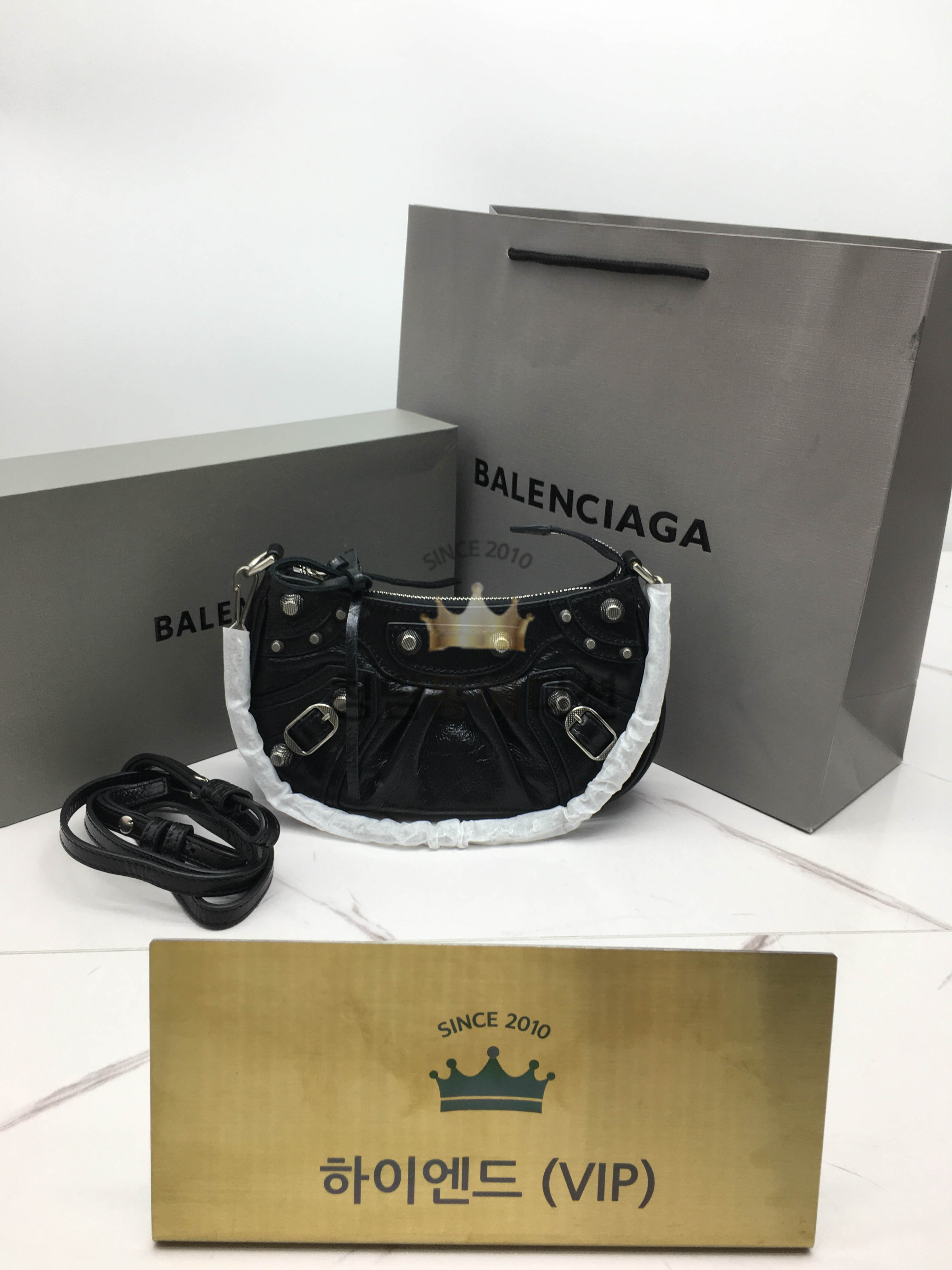 발렌시아가 르 카골 미니 체인 숄더백