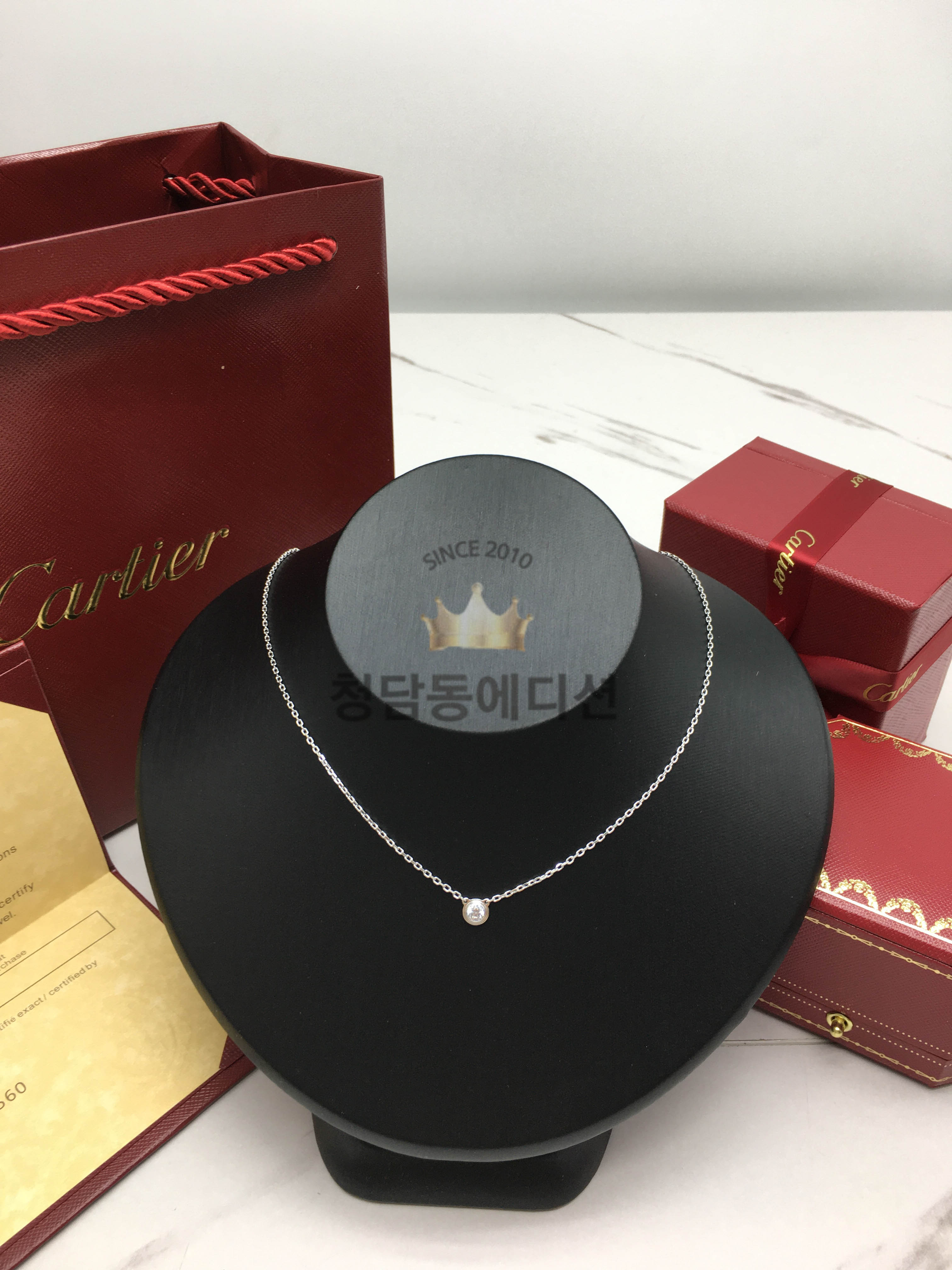 까르띠에 cartier 다무르 목걸이 (3COLOR) (라지 사이즈)