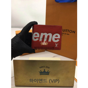 루이비통 X 슈프림 콜라보 반지갑
