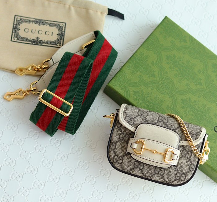 구찌 1955 홀스빗 스트랩 지갑