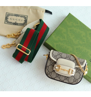 구찌 1955 홀스빗 스트랩 지갑