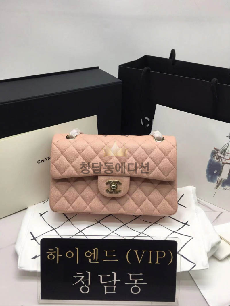 샤넬 클래식 숄더백 스몰 샴페인골드