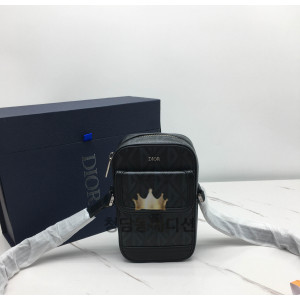 디올 CD 다이아몬드 캔버스 미니백