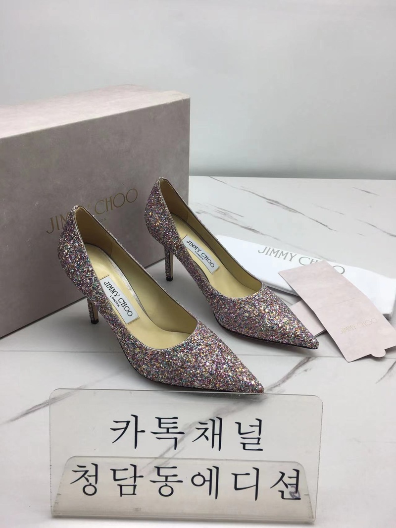 지미추 로미 펌프스 (6.5cm/8.5cm)