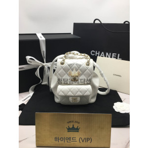 샤넬 22A 듀마 백팩 스몰 램스킨