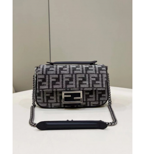펜디 패브릭 바게트 체인백 