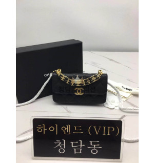 샤넬 22K CC더블 체인 WOC (하이엔드급)