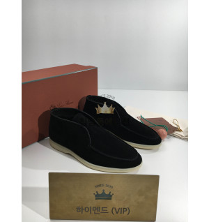 로로피아나 오픈 워크 스웨이드버전 (남성용) (컬러 블랙)