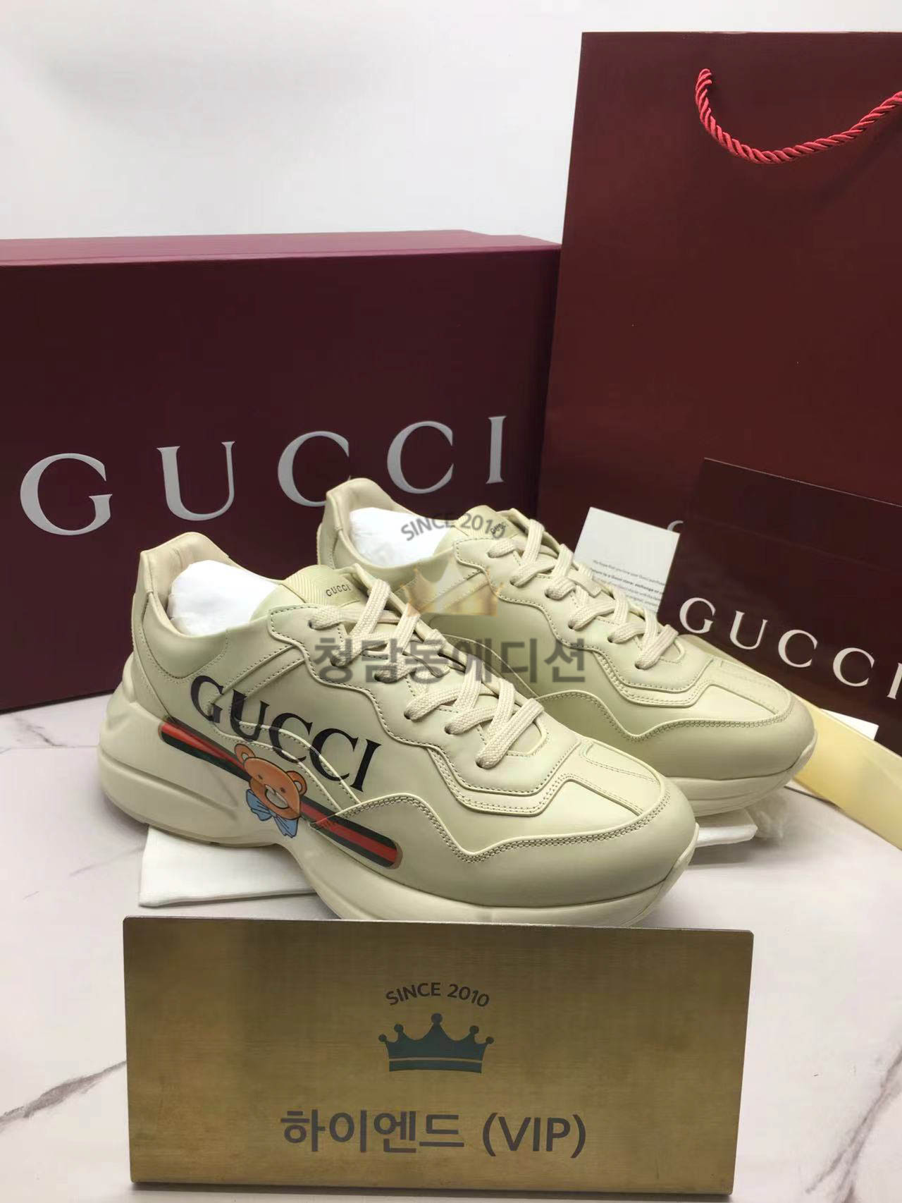 구찌 라이톤 스니커즈 (upgrade ver.) (남녀공용)