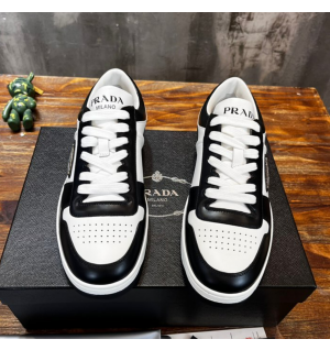 프라다 다운타운 레더 스니커즈 (남성용)