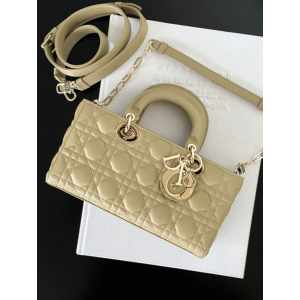 디올 CD-JOY 까나쥬 숄더백 미디움 (컬러 파우더베이지)