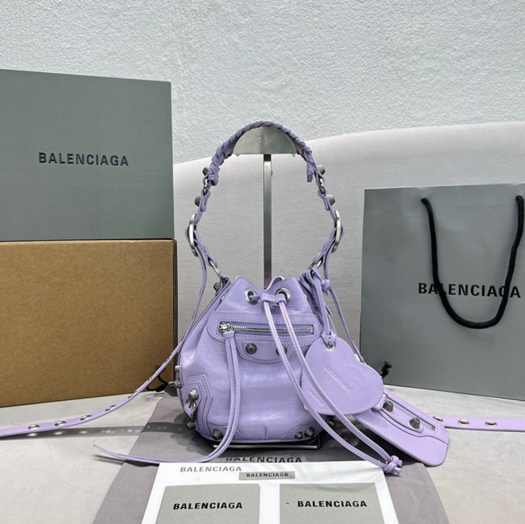 발렌시아가 르 카골 버킷백 XS