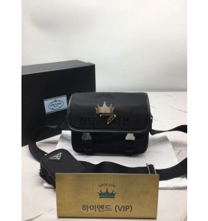 프라다 나일론 메신저 크로스백 1BD334